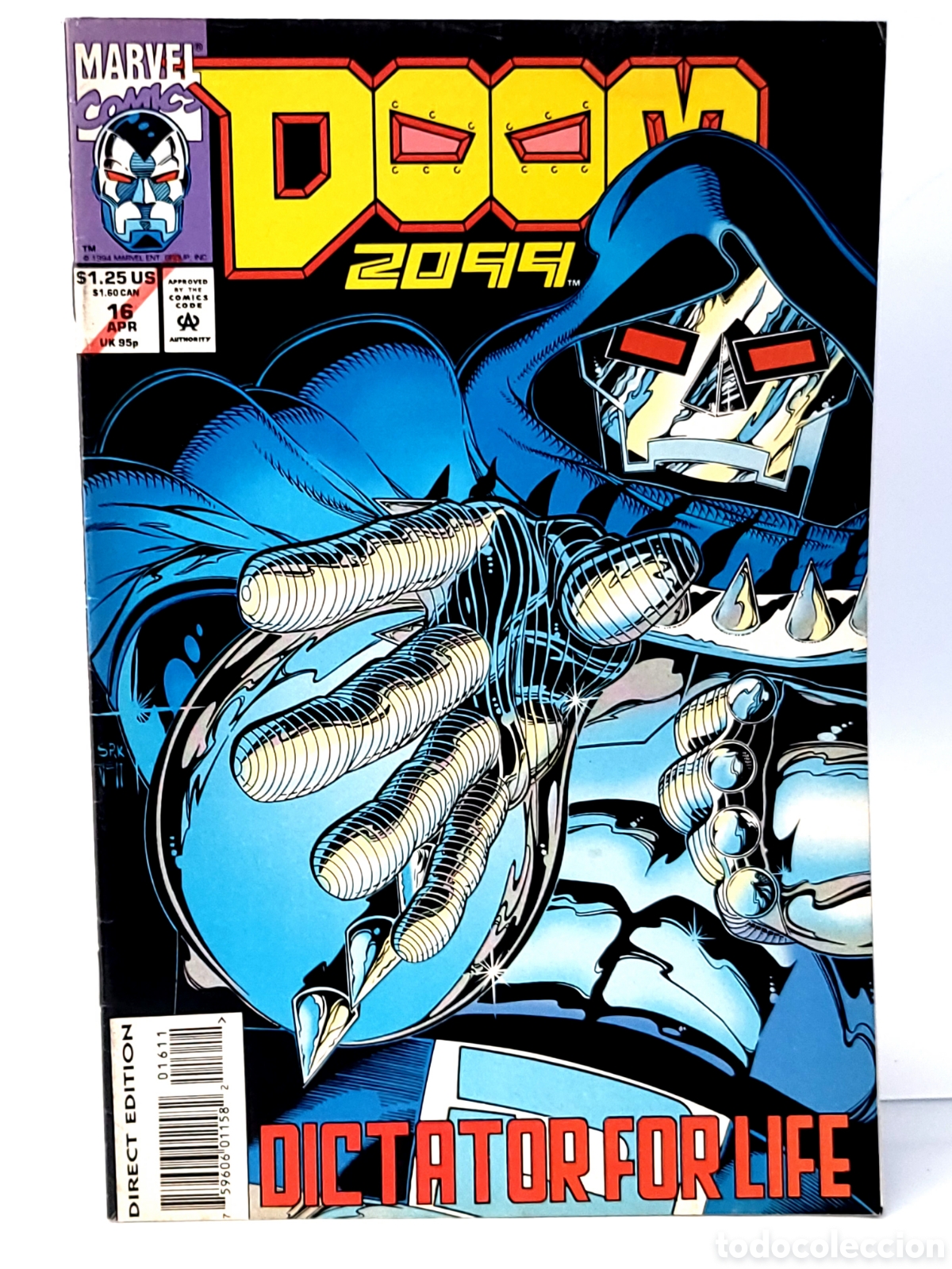 C&oacute;mics: CASI EXCELENTE ESTADO DOOM 2099 MARVEL COMICS USA - Foto 1