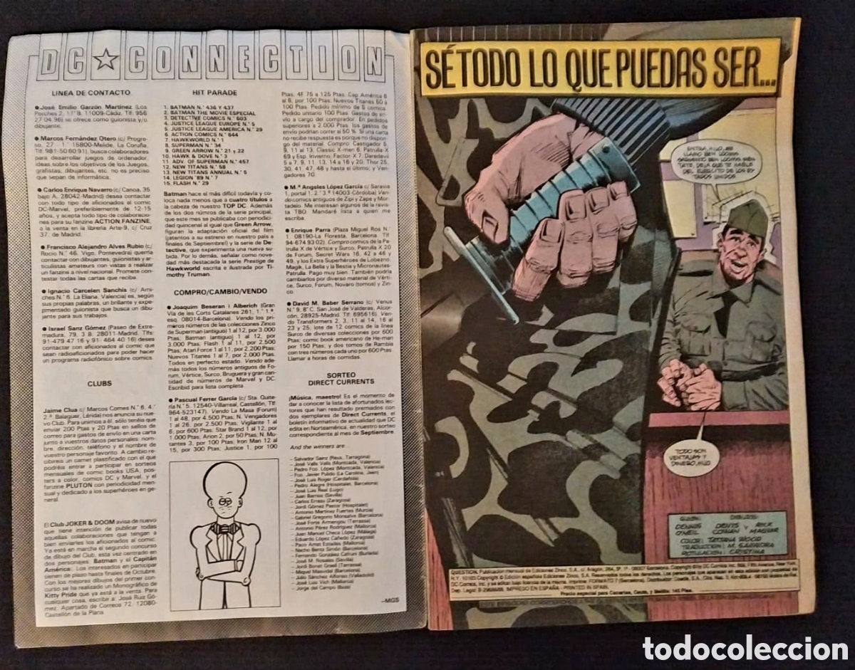 C&oacute;mics: COMIC THE QUESTION. 1986 - Foto 3