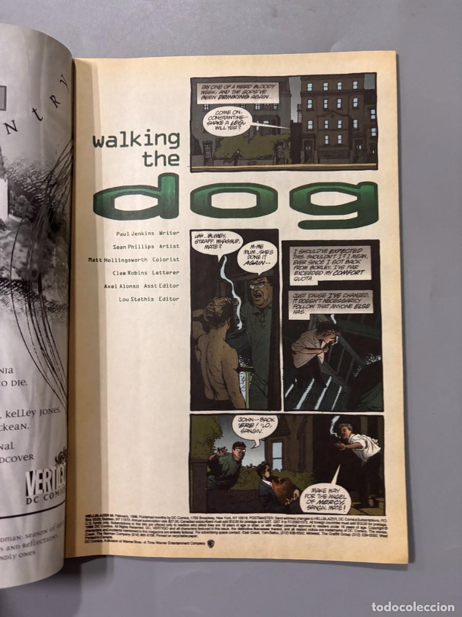 C&oacute;mics: HELLBLAZER. N&ordm; 98.- WALKING THE DOG. JOHN CONSTANTINE. DC COMICS. VERTIGO. 1996 - Foto 2