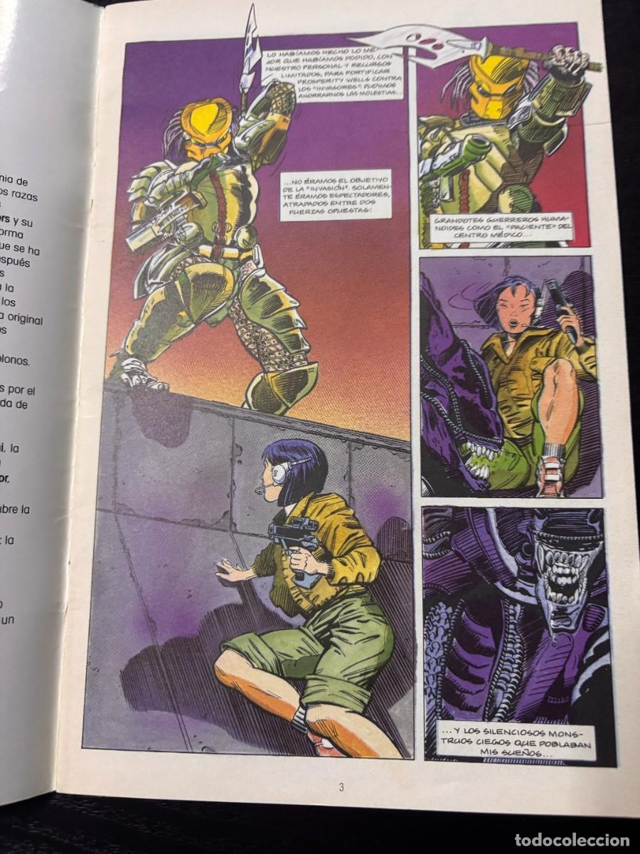 C&oacute;mics: ALIENS VS. PREDATOR. N&ordm; 4. NORMA EDITORIAL. 1992 - Foto 2