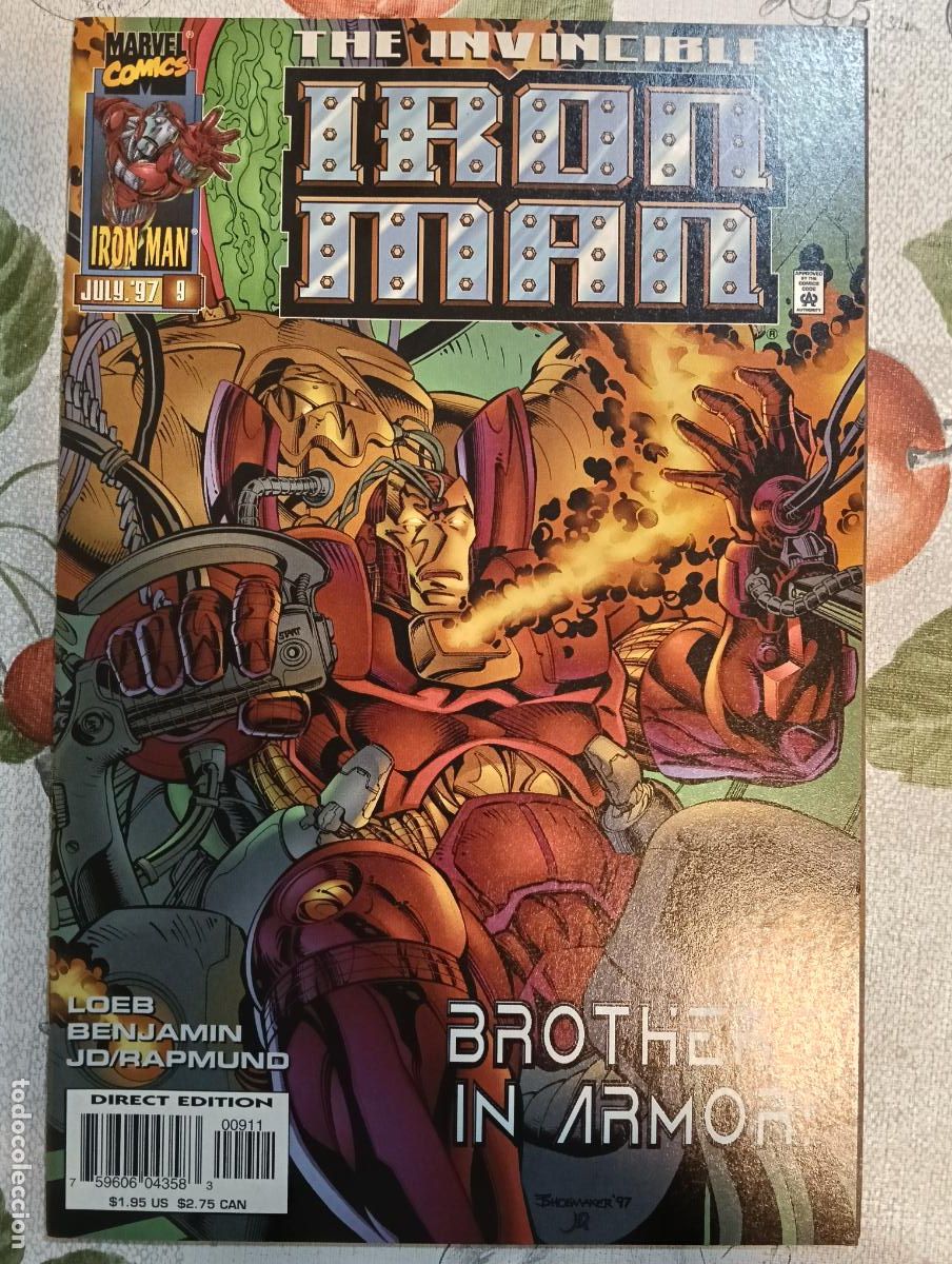 C&oacute;mics: IRON MAN N&ordm; 9, MARVEL , 1.997, USA - Foto 1