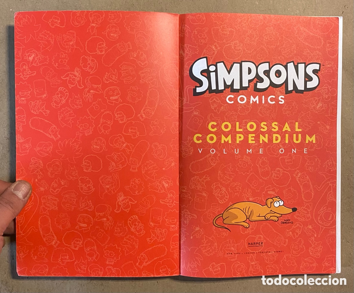 C&oacute;mics: SIMPSONS COMICS. COLOSSAL COMPENDIUM VOLUME ONE. HARPER 2013 (1 EDITION). - Foto 2