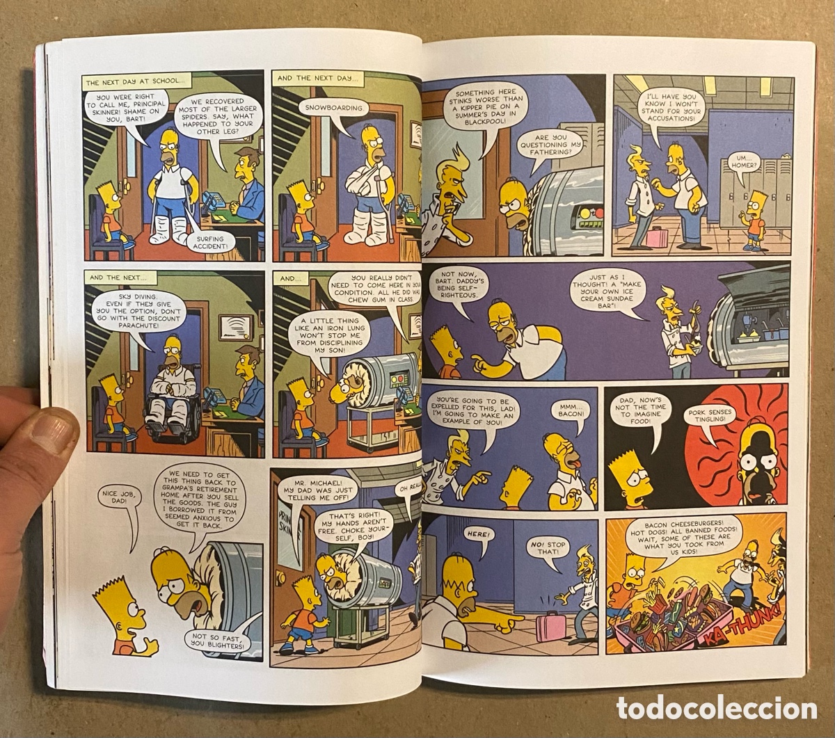 C&oacute;mics: SIMPSONS COMICS. COLOSSAL COMPENDIUM VOLUME ONE. HARPER 2013 (1 EDITION). - Foto 5