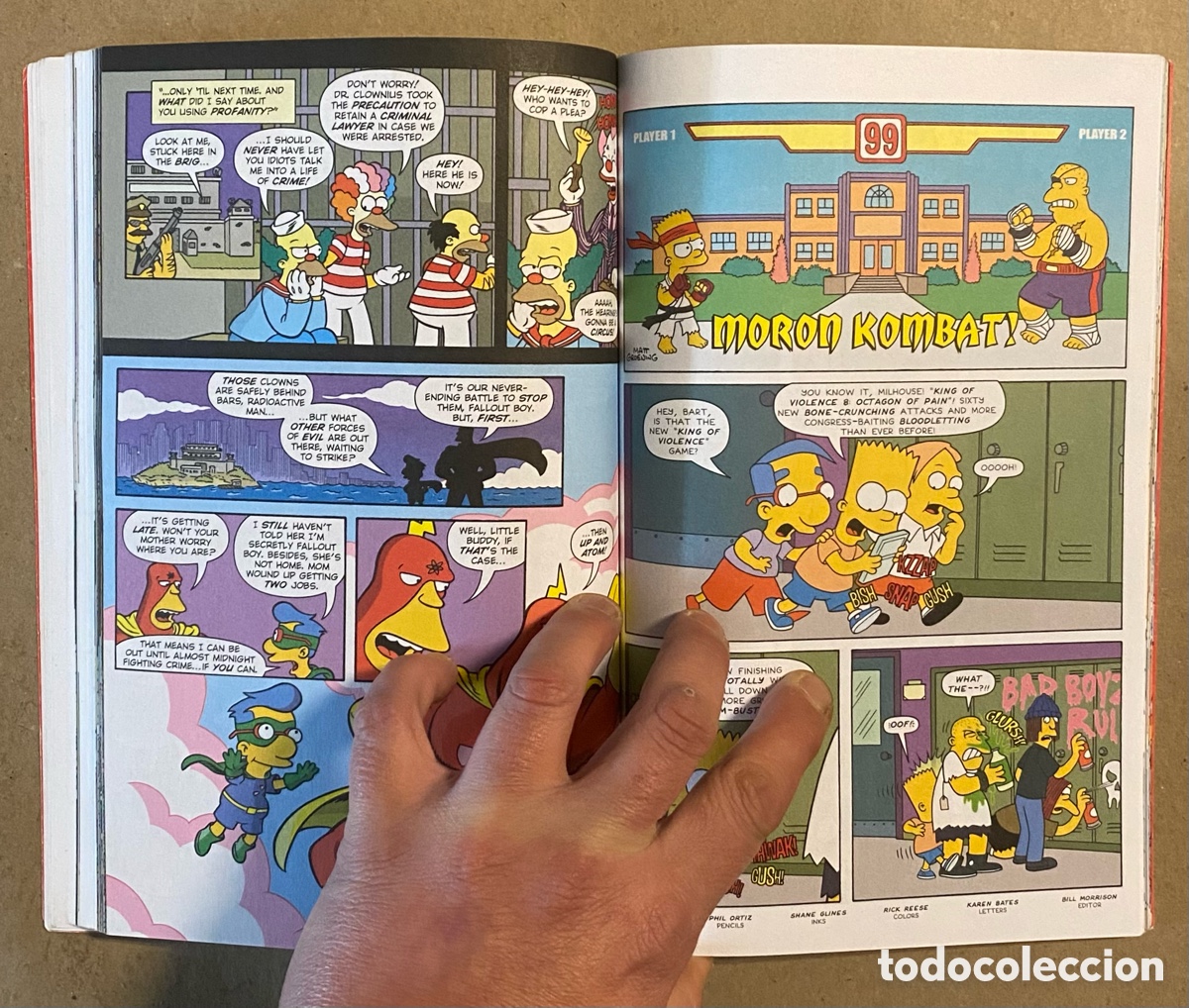 C&oacute;mics: SIMPSONS COMICS. COLOSSAL COMPENDIUM VOLUME ONE. HARPER 2013 (1 EDITION). - Foto 6
