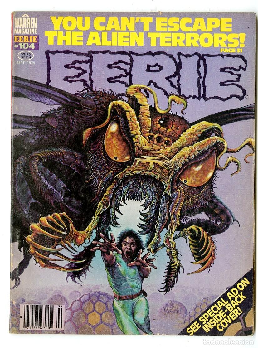 Comics: EERIE #104 You Can't Escape The Alien Terrors - September 1979 - Warren Magazine