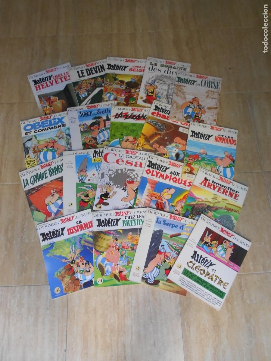C&oacute;mics: LOTE DE 19 COMICS DE ASTERIX - Foto 1