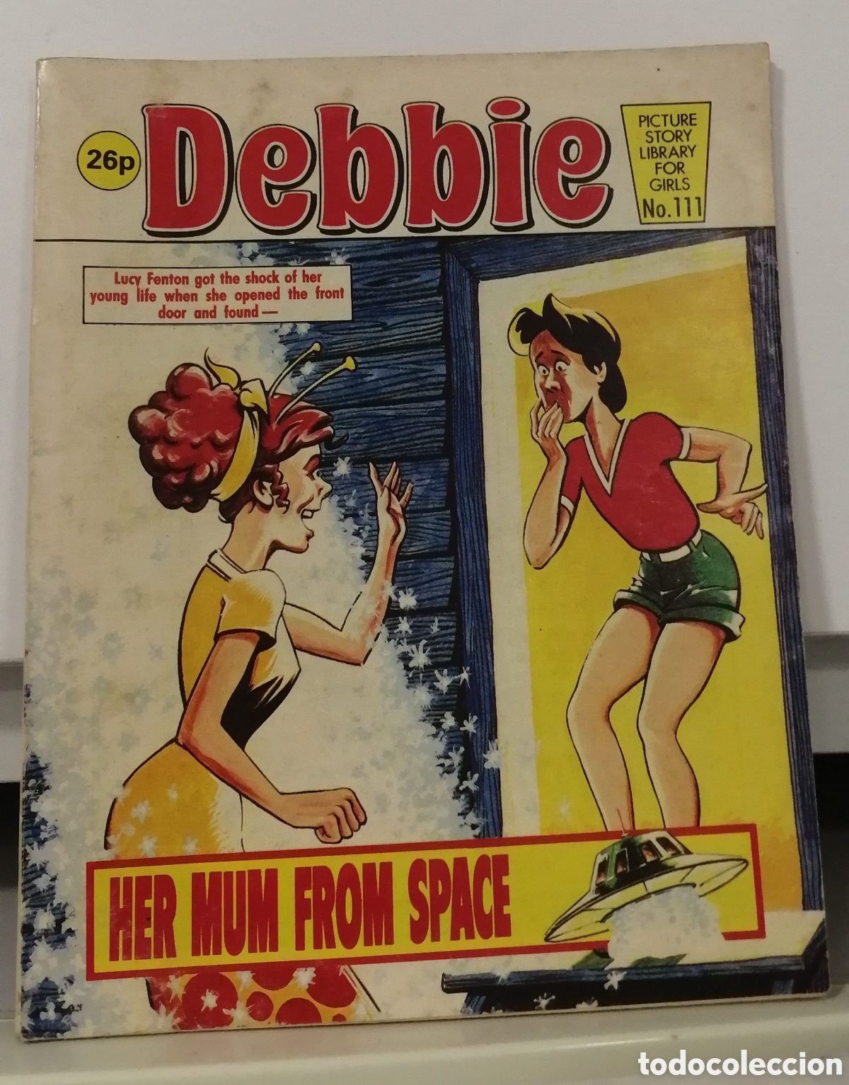 Comics: Debbie Her mum from space Picture Story Library for Girls No. 111 A&ntilde;o 1987 C&oacute;mic en ingl&eacute;s English