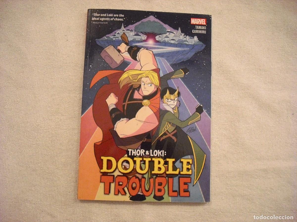 C&oacute;mics: THOR LOKI , DOUBLE TROUBLE MARVEL. TAMAKI GURIHIRU , EN INGLES - Foto 1