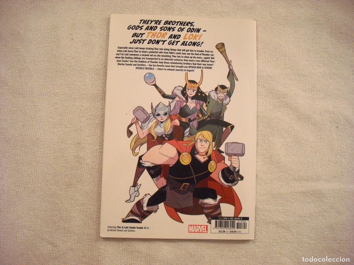 C&oacute;mics: THOR LOKI , DOUBLE TROUBLE MARVEL. TAMAKI GURIHIRU , EN INGLES - Foto 2