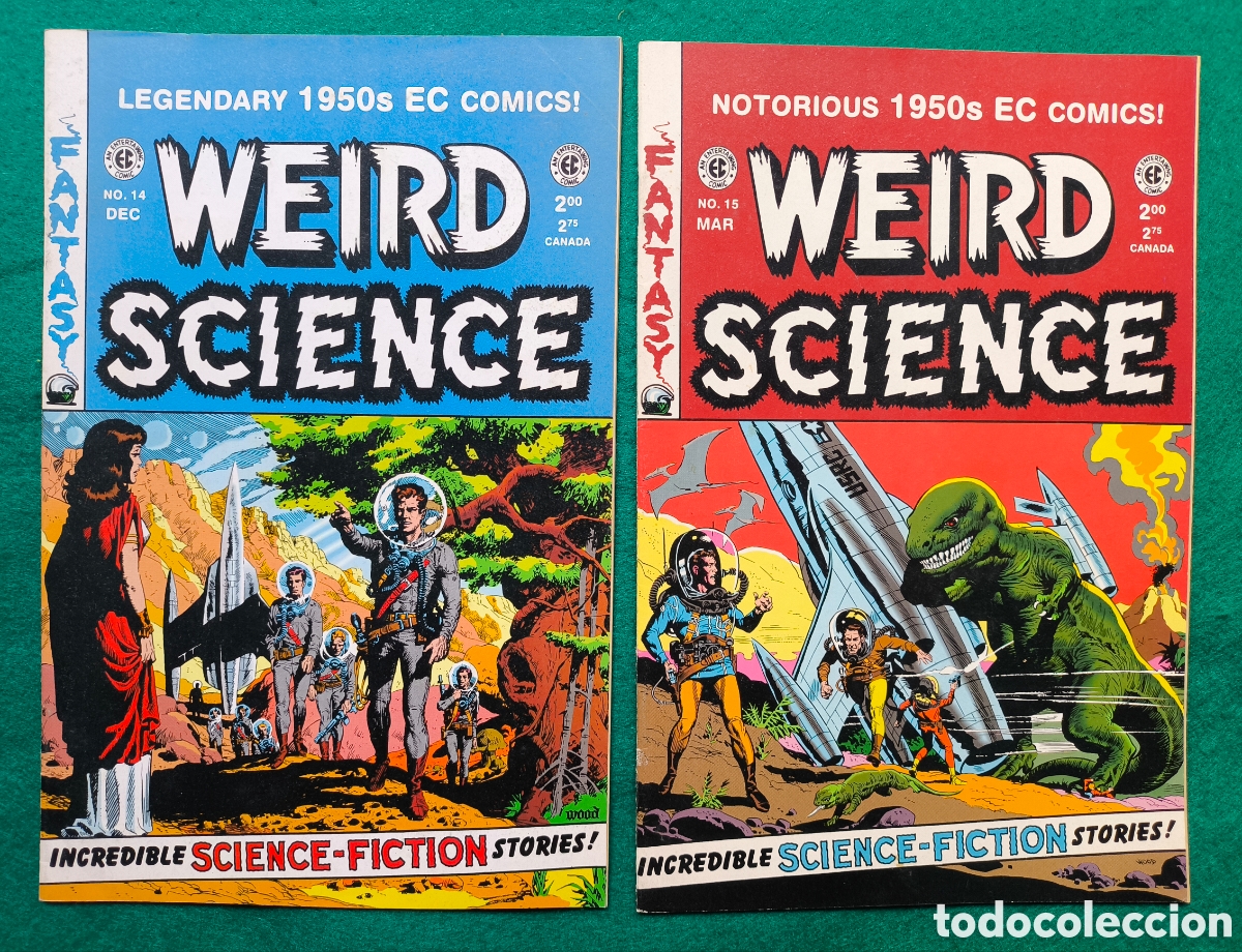 C&oacute;mics: WEIRD SCIENCE COMIC # 14 - 15 EC COMICS SCIENCE - FICTION REPRINT 1996 - Foto 1