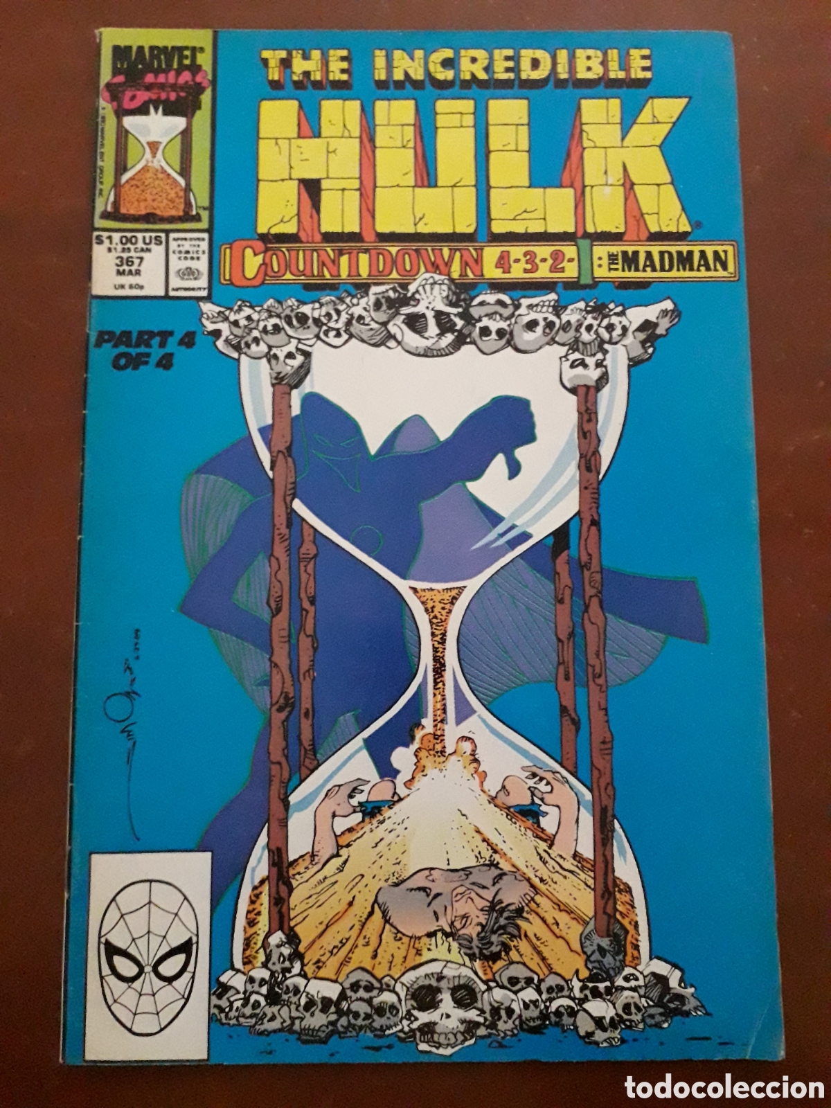 C&oacute;mics: THE INCREDIBLE HULK 367. PETER DAVID. ORIGINAL USA - Foto 1
