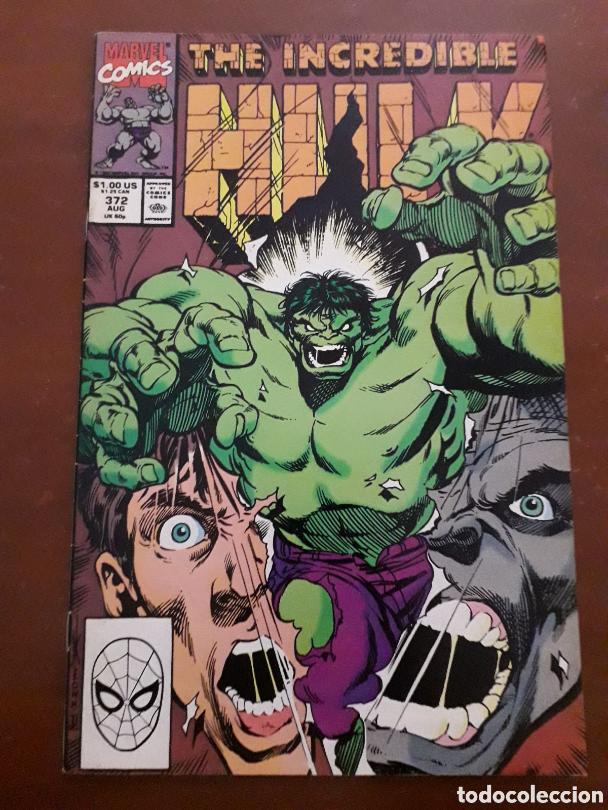 C&oacute;mics: THE INCREDIBLE HULK 372. PETER DAVID. ORIGINAL USA - Foto 1