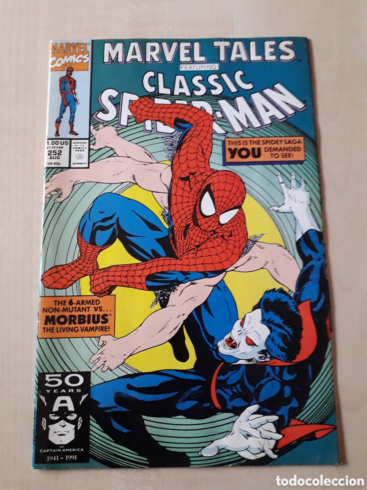 C&oacute;mics: MARVEL TALES SPIDER-MAN NUM 252. ORIGINAL USA - Foto 1