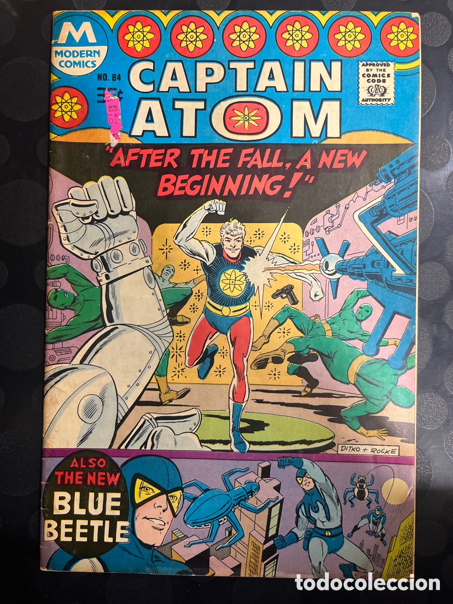 C&oacute;mics: CAPTAIN ATOM N.84 AFTER A FALL,A NEW BEGINNING MODERN COMICS ( 1977 ) - Foto 2
