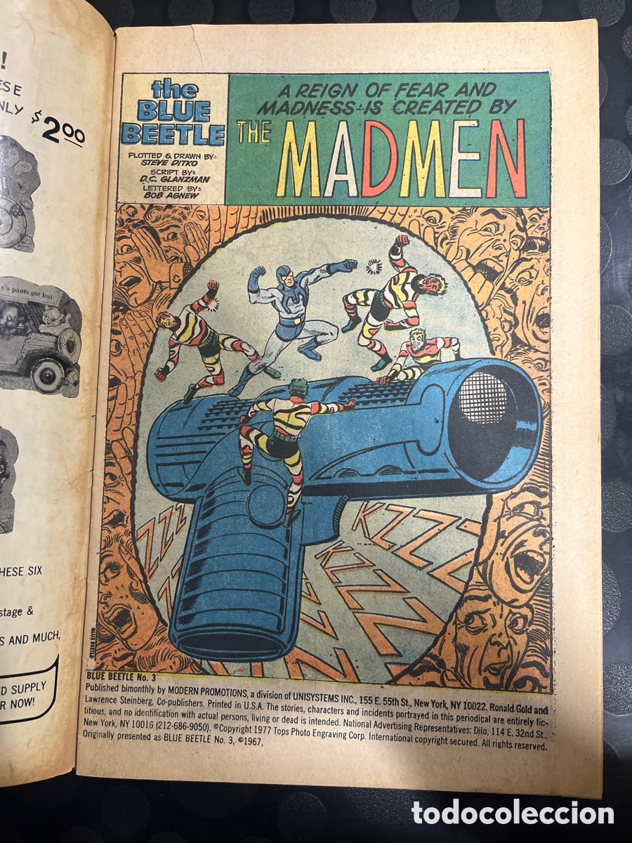 C&oacute;mics: BLUE BEETLE N.3 MODERN COMICS ( 1977 ) - Foto 4