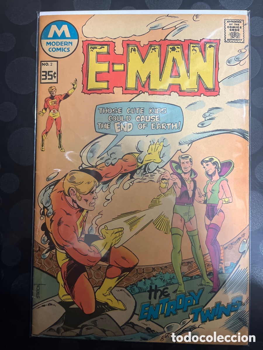 C&oacute;mics: E-MAN N.2 THE ENTROPY TWINS MODERN COMICS ( 1977 ) - Foto 1