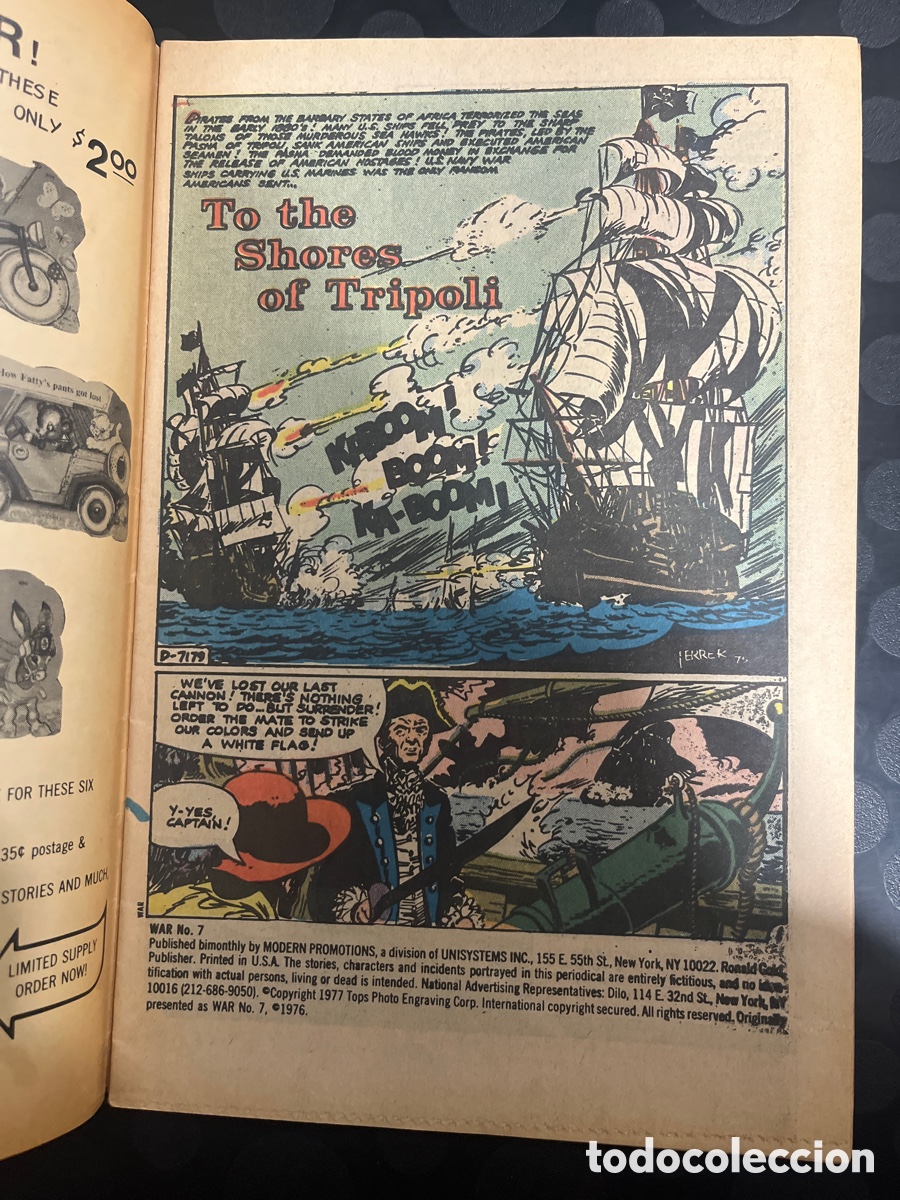 C&oacute;mics: WAR N.7 MODERN COMICS ( 1977 ) - Foto 3