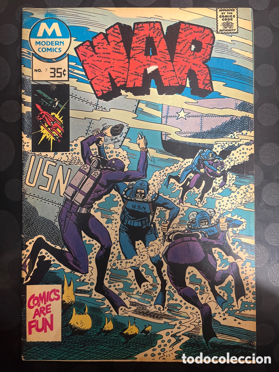 C&oacute;mics: WAR N.7 MODERN COMICS ( 1977 ) - Foto 1