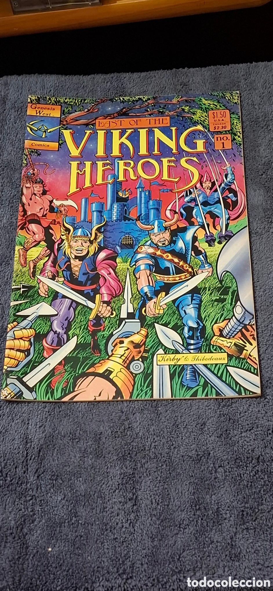 Comics: CO,4. Last Of The Viking H&eacute;roes, N&deg;.1, March 1987, Genesis West Comics.