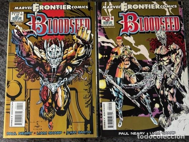 C&oacute;mics: BLOODSEED N&ordm; 1 Y 2 (DE 2). MARVEL FRONTIER (MARVEL UK). OCT-NOV 1993. CASI NUEVOS