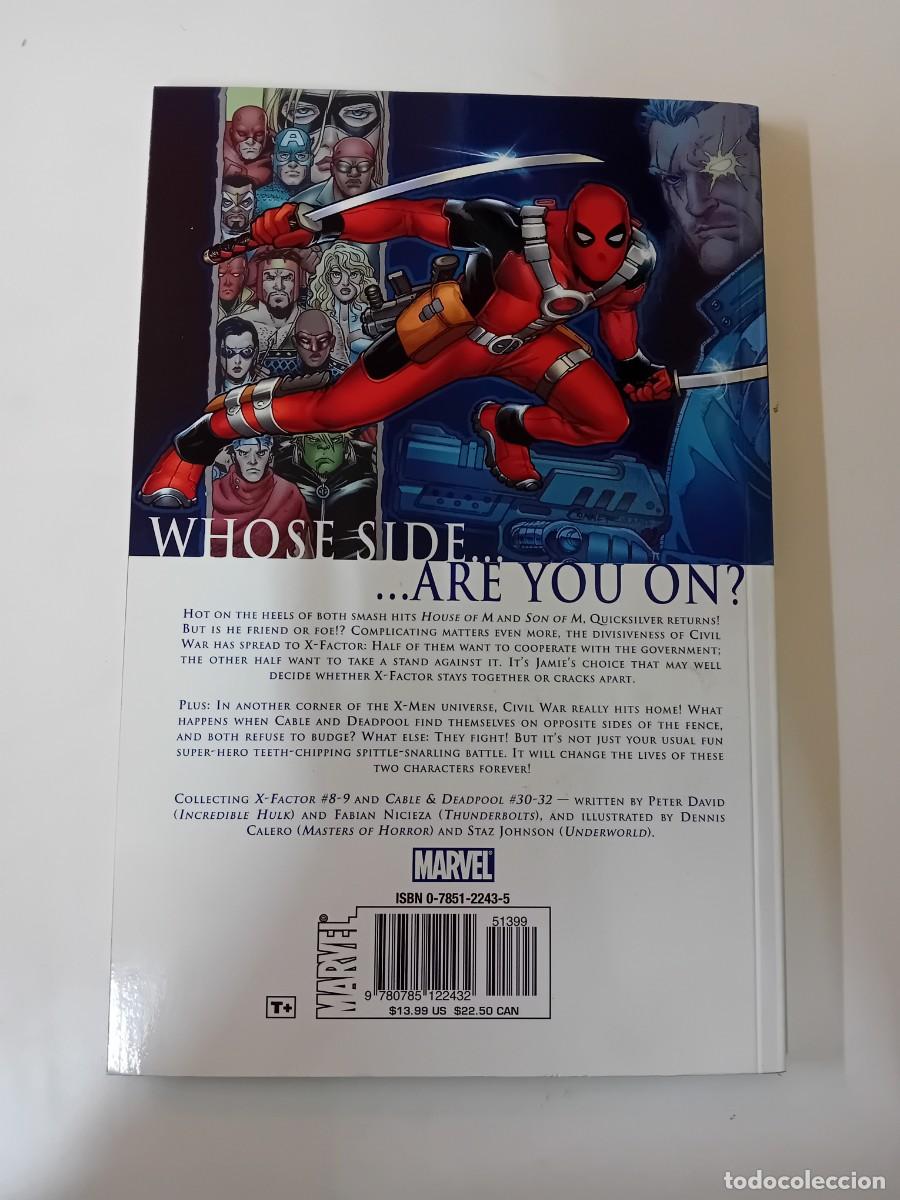 C&oacute;mics: X-MEN UNIVERSE CIVIL WAR A MARVEL COMICS EVENT, MARVEL , INGLES. - Foto 2