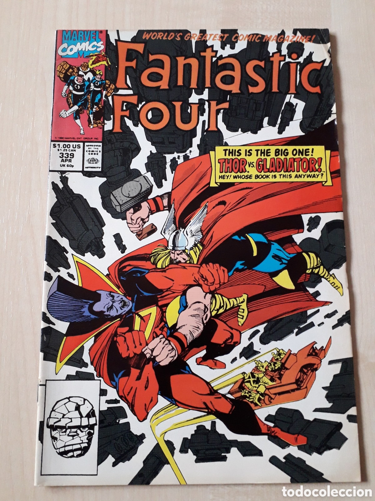 C&oacute;mics: FANTASTIC FOUR NUM 339. ORIGINAL USA. WALTER SIMONSON - Foto 1