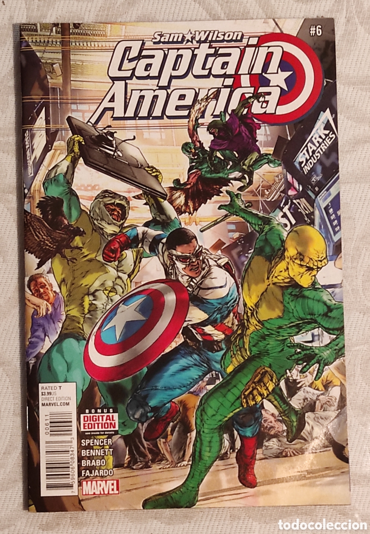 C&oacute;mics: C&Oacute;MIC CAPIT&Aacute;N AM&Eacute;RICA N&ordm;6 - MARVEL 2016 - EDICI&Oacute;N EN INGL&Eacute;S - Foto 1