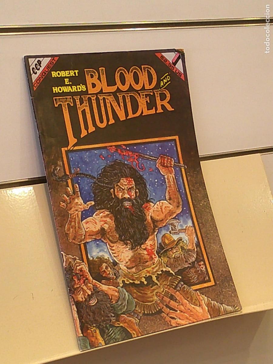 Comics: ROBERT E. HOWARD'S BLOOD AND THUNDER - CONQUEST PRESS 1992 EN INGLES