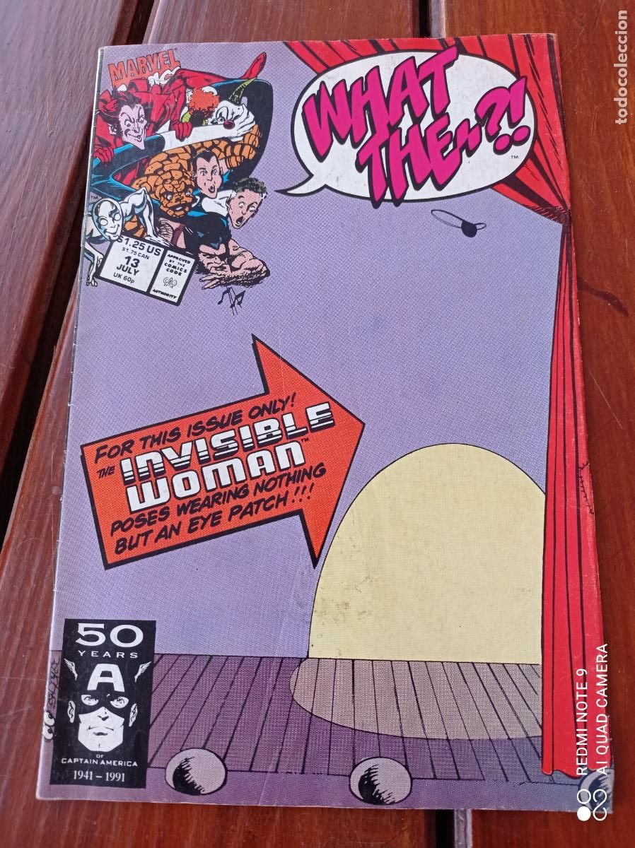 Comics: MARVEL COMICS. WHAT THE. VOL. 1. N&ordm; 13. 1991. USA. EN INGLES.