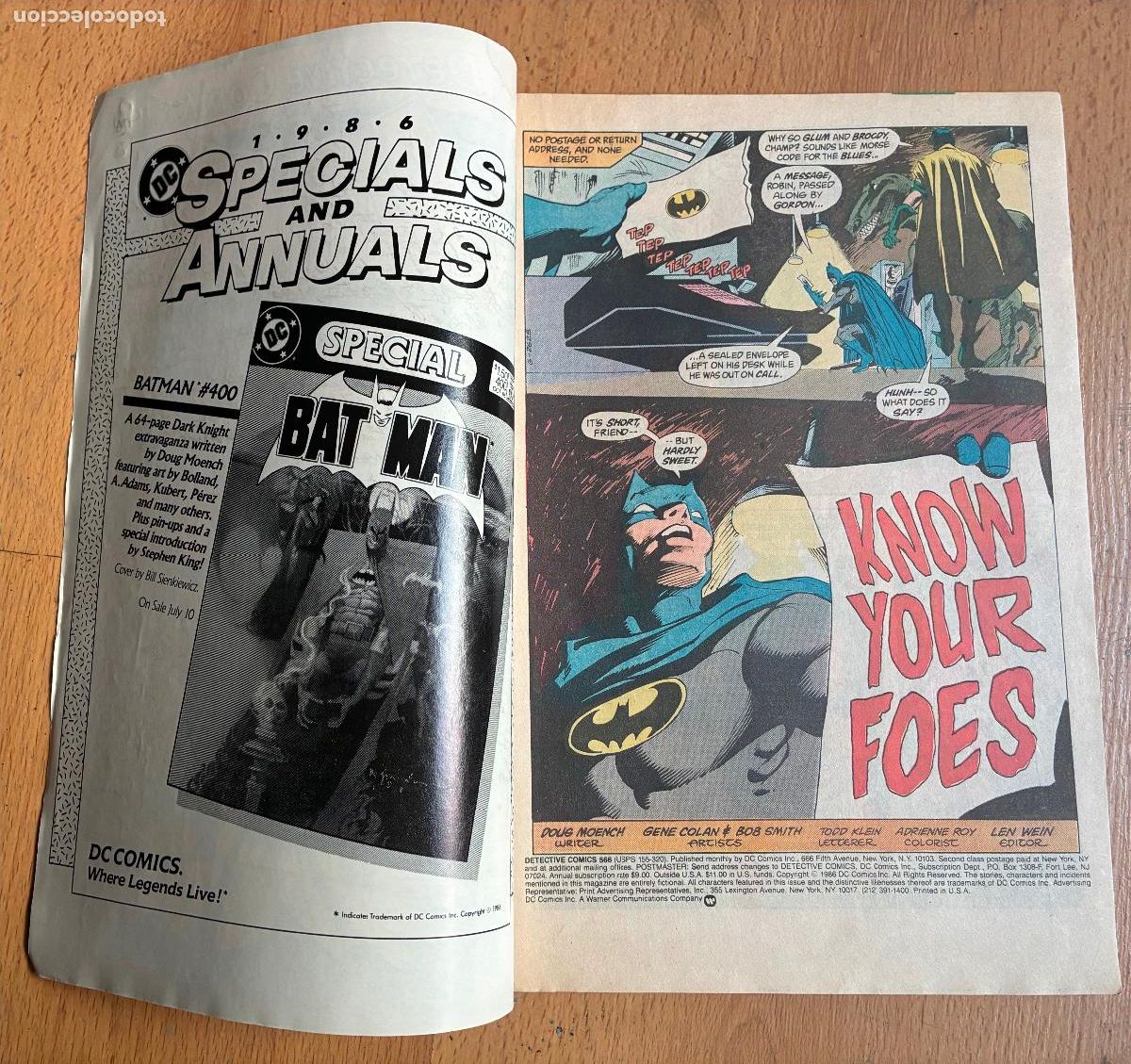 C&oacute;mics: BATMAN DC, NUMERO 566, USA - Foto 2
