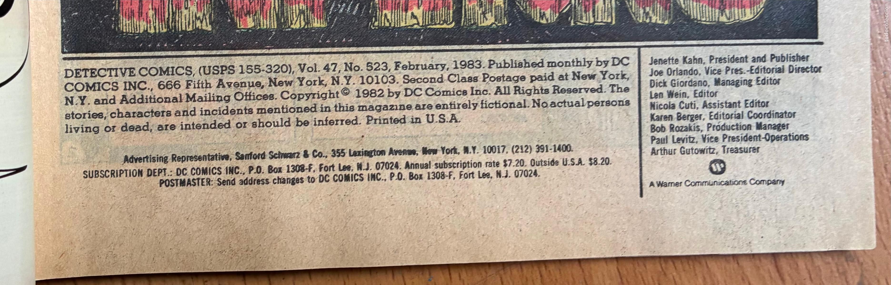 C&oacute;mics: BATMAN DC, NUMERO 523, USA - Foto 2