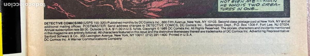 C&oacute;mics: BATMAN DC, NUMERO 560, USA - Foto 3