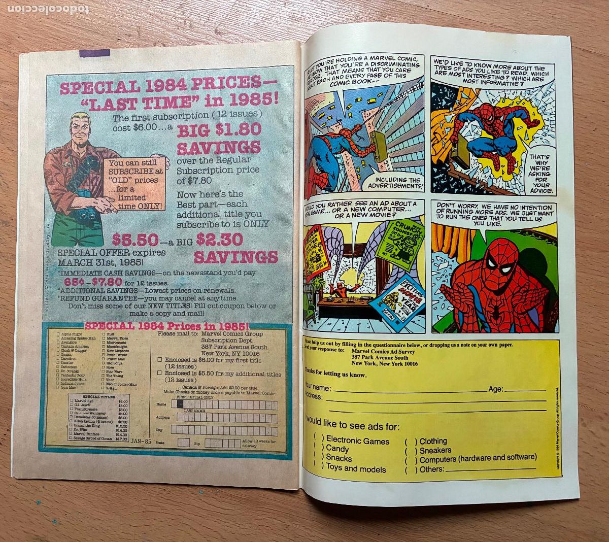 C&oacute;mics: WEB SPIDER MAN, NUMERO 2, MARVEL, USA - Foto 5