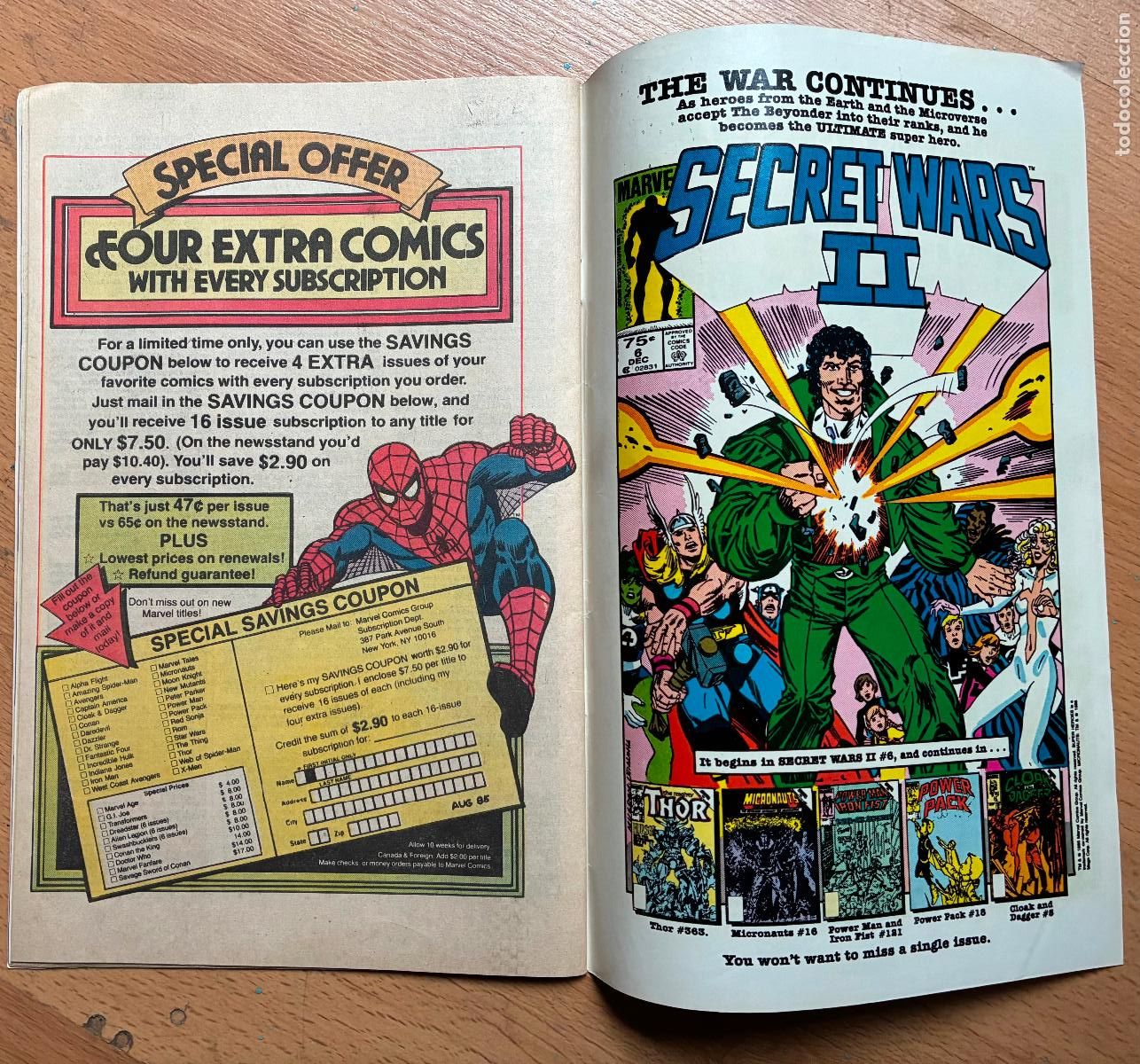 C&oacute;mics: SPIDER MAN, NUMERO 271, MARVEL, USA - Foto 3