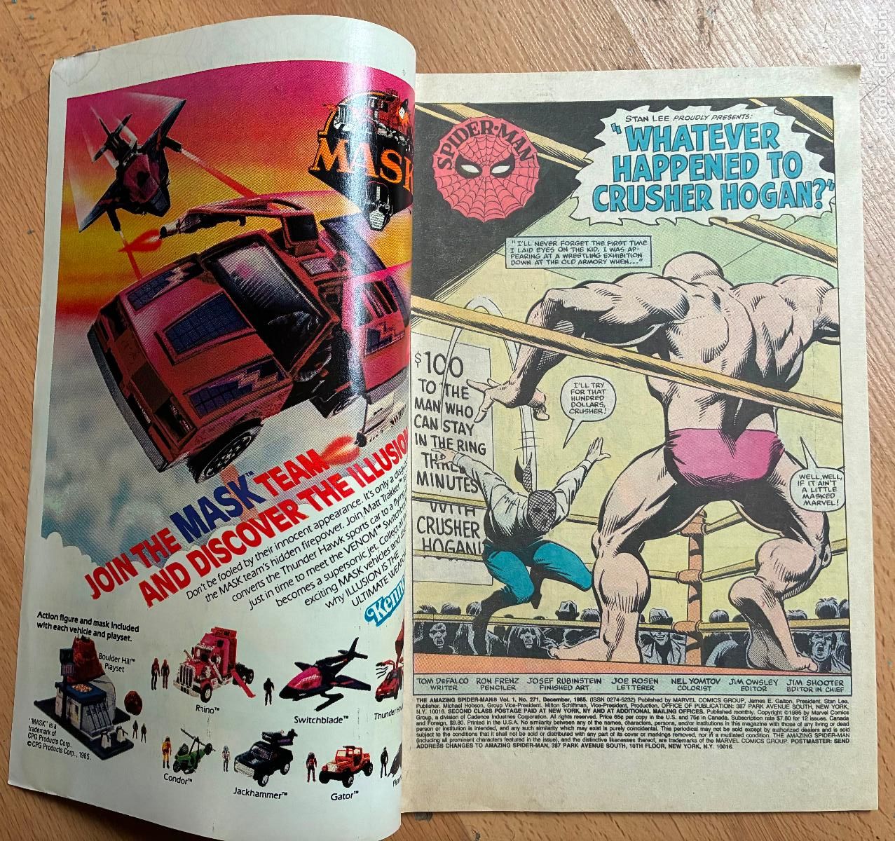C&oacute;mics: SPIDER MAN, NUMERO 271, MARVEL, USA - Foto 5