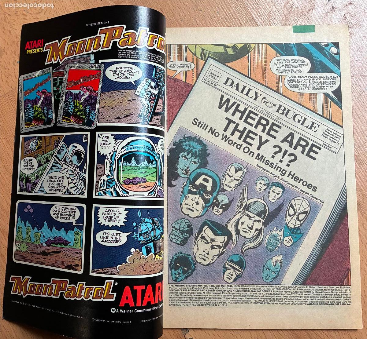 C&oacute;mics: SPIDER MAN, NUMERO 252, MARVEL USA - Foto 2