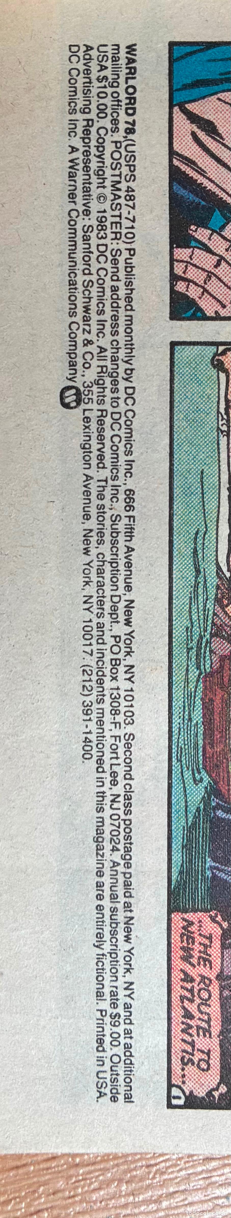 C&oacute;mics: THE WARLORD, Numero 78 - Foto 5