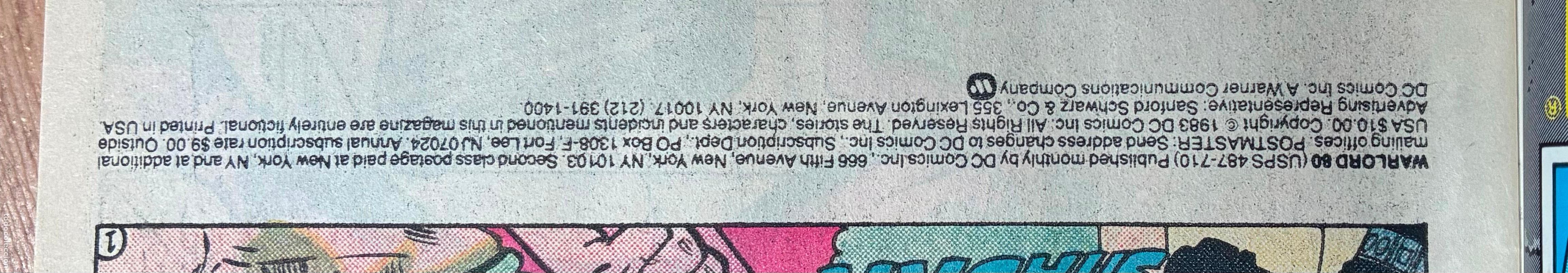 C&oacute;mics: THE WARLORD, Numero 80 DC USA - Foto 5