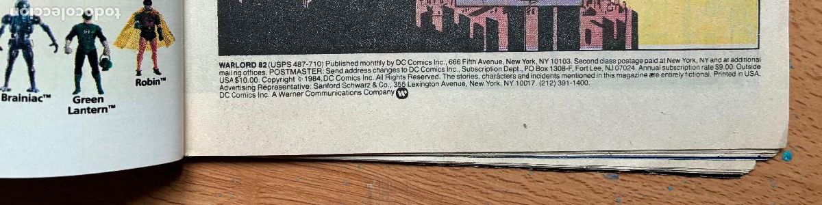 C&oacute;mics: THE WARLORD, Numero 82 DC USA - Foto 4