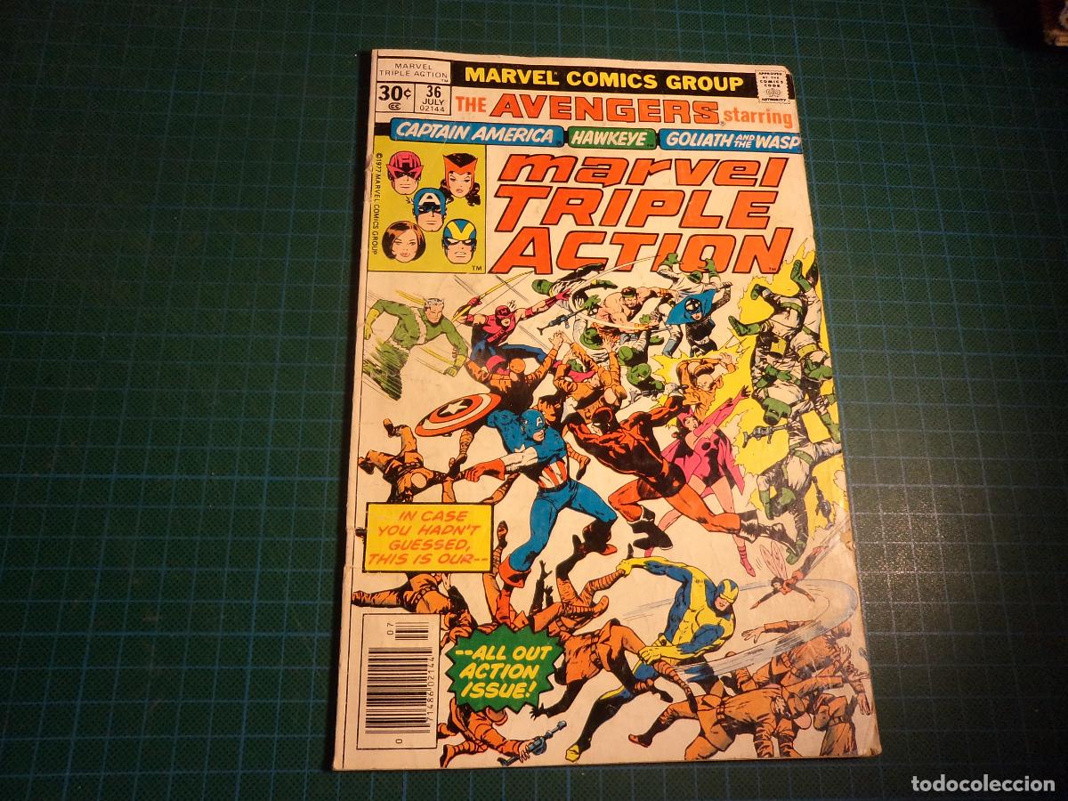 C&oacute;mics: Marvel triple action. N&ordm; 36. Marvel. - Foto 1