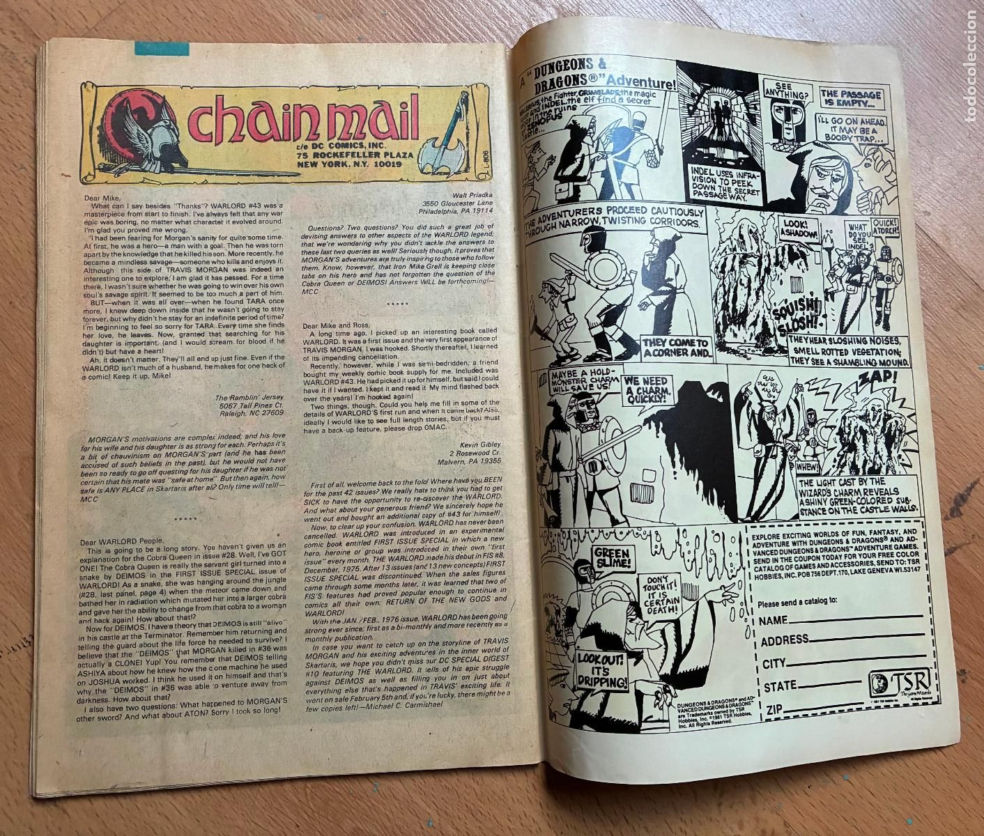 C&oacute;mics: THE WARLORD, DC, NUMERO 48, USA - Foto 6