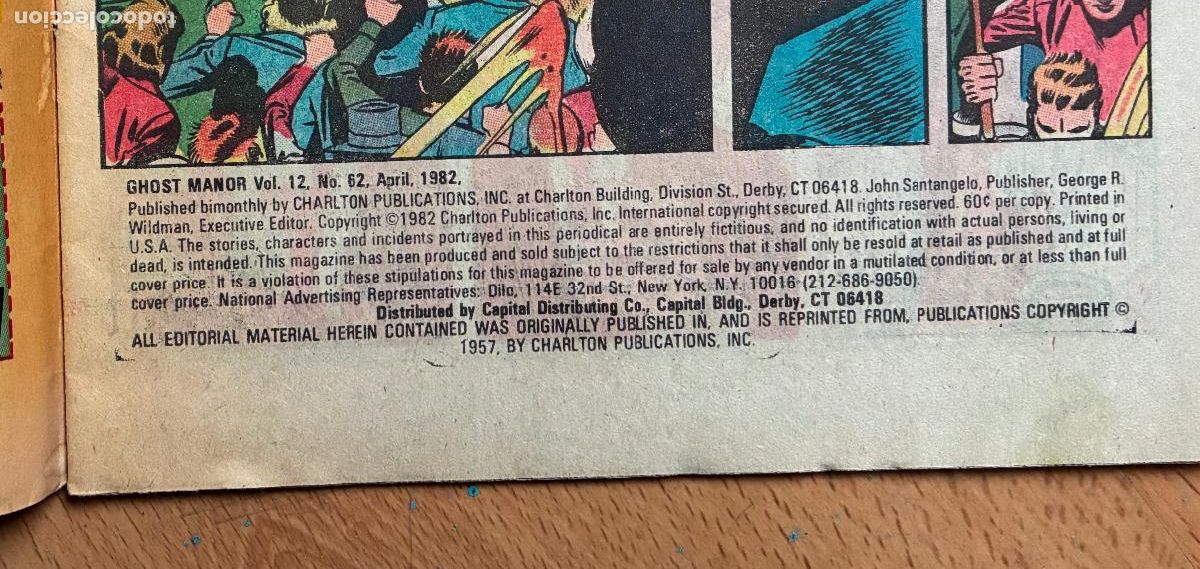 C&oacute;mics: GHOST MANOR, Numero 62, CHARLTON COMICS, USA - Foto 3