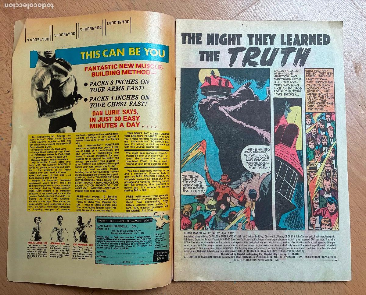 C&oacute;mics: GHOST MANOR, Numero 62, CHARLTON COMICS, USA - Foto 4