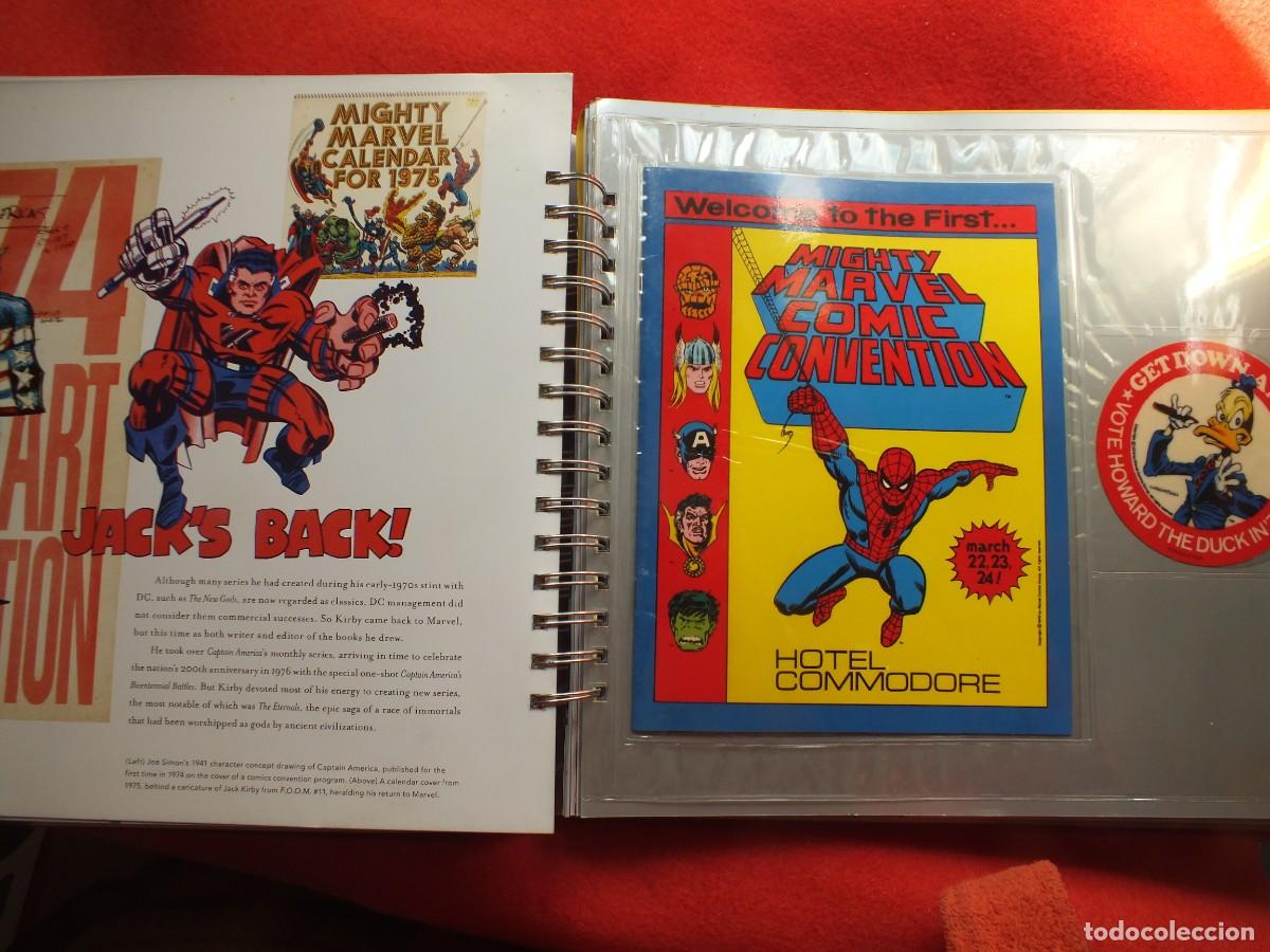 C&oacute;mics: MARVEL VAULT COMICS Libro lleno de facsimiles de tarjetas dibujos Roy Thomas y Peter Sanderson - Foto 6