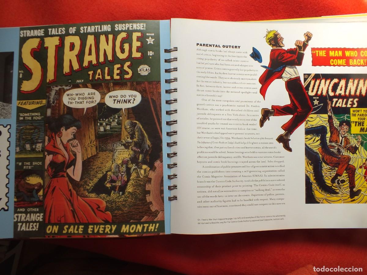 C&oacute;mics: MARVEL VAULT COMICS Libro lleno de facsimiles de tarjetas dibujos Roy Thomas y Peter Sanderson - Foto 10