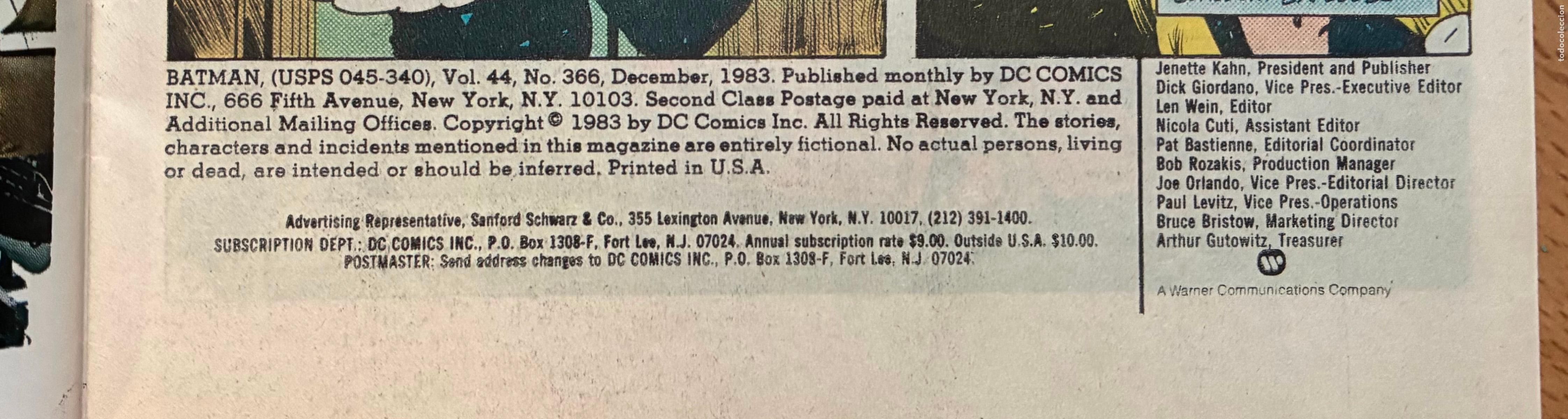 C&oacute;mics: BATMAN DC, Numero 366 JOKER, USA - Foto 4