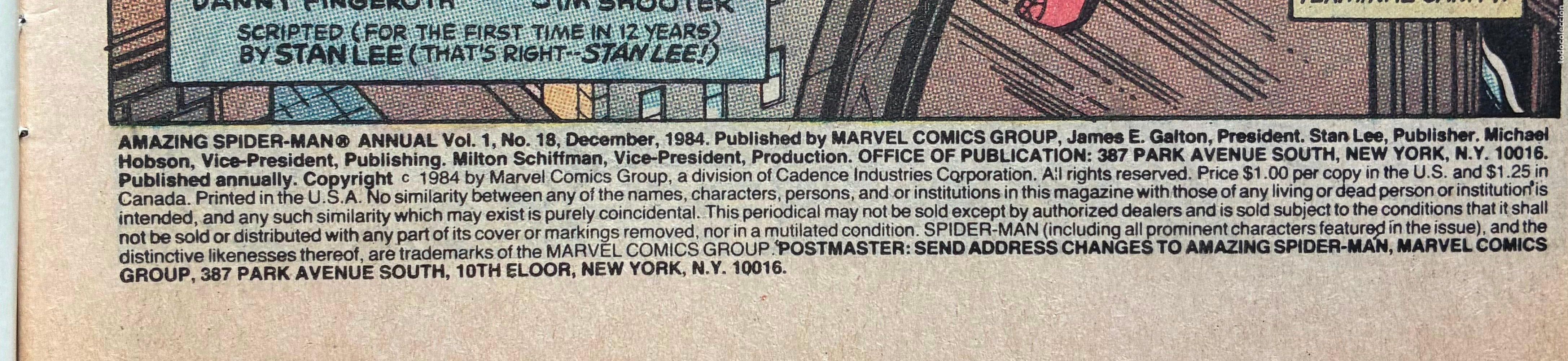 C&oacute;mics: SPIDER MAN, MARVEL Numero 18, ANNUAL USA - Foto 4