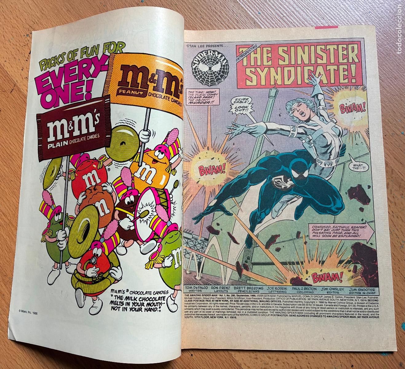 C&oacute;mics: SPIDER MAN, MARVEL, Numero 280, USA - Foto 3
