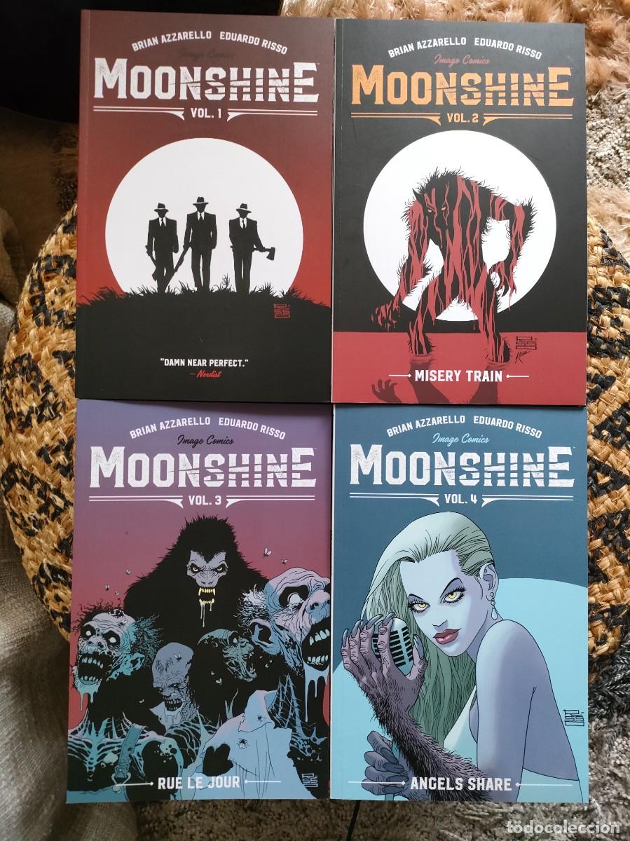 C&oacute;mics: Moonshine de Azzarello y Risso 4 tomos ingles - Foto 1