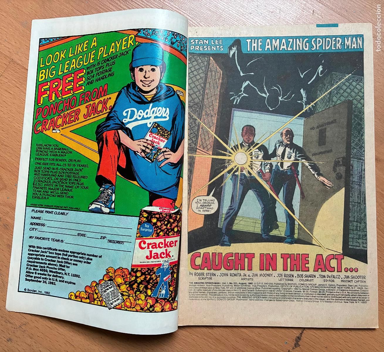 C&oacute;mics: SPIDER MAN, MARVEL, Numero 231 USA - Foto 3